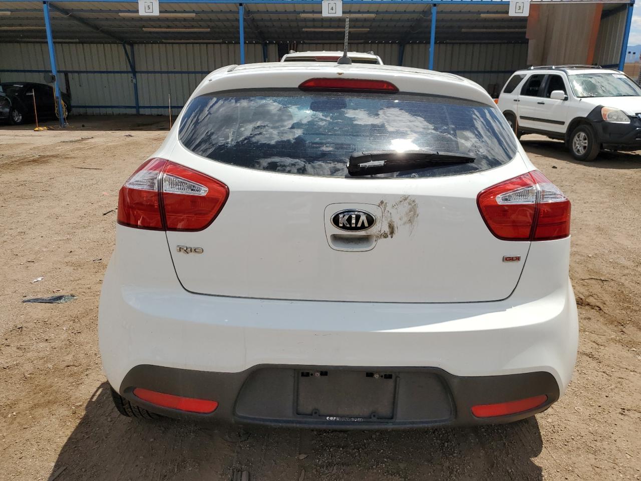 2013 Kia Rio Lx VIN: KNADM5A36D6205737 Lot: 60668904