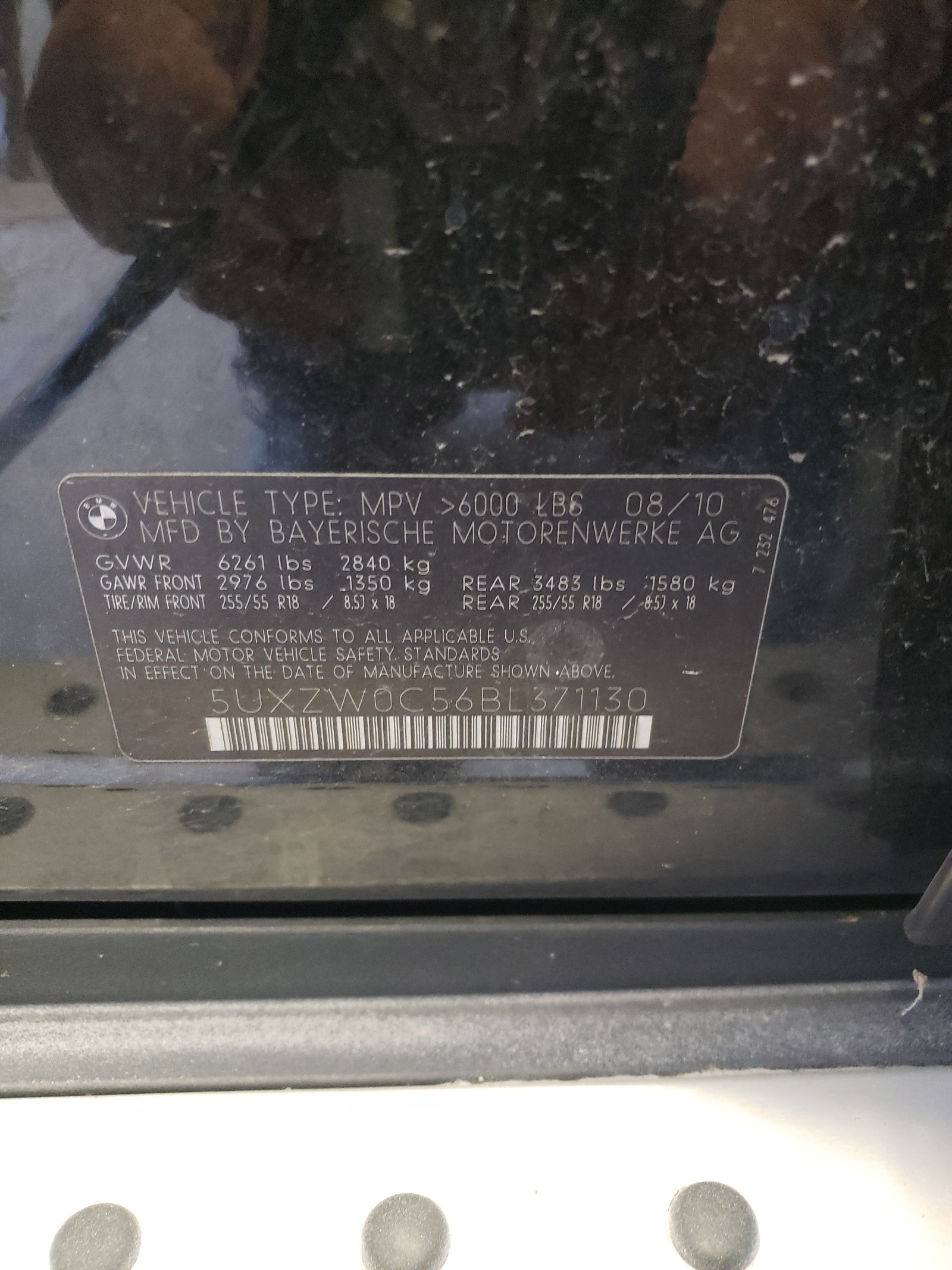 5UXZW0C56BL371130 2011 BMW X5 xDrive35D