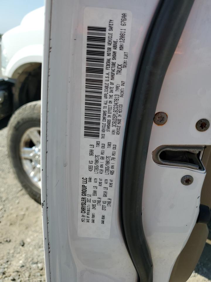 2012 Dodge Ram 2500 Longhorn VIN: 3C6UD5PL6CG347813 Lot: 59328944