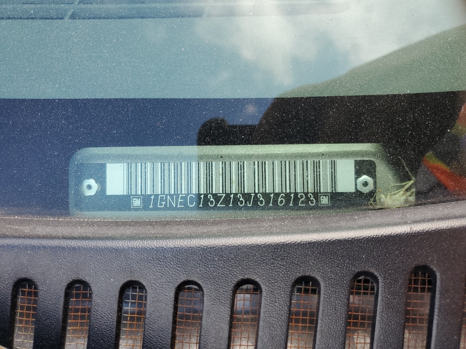 1GNEC13Z13J316123 2003 Chevrolet Tahoe C1500