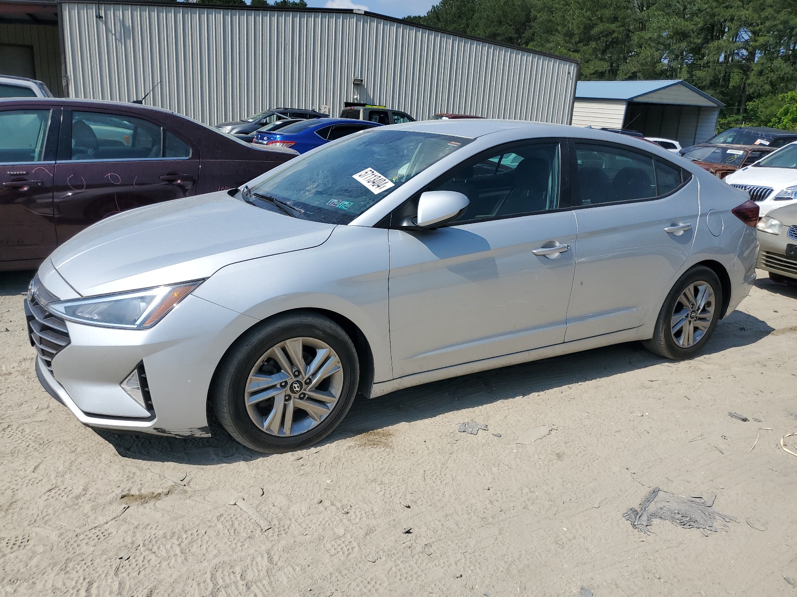 2019 Hyundai Elantra Sel vin: 5NPD84LF6KH434639