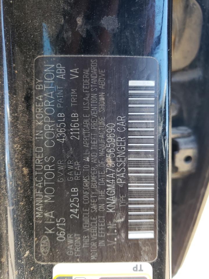 KNAGM4A73F5659690 2015 KIA OPTIMA - Image 12