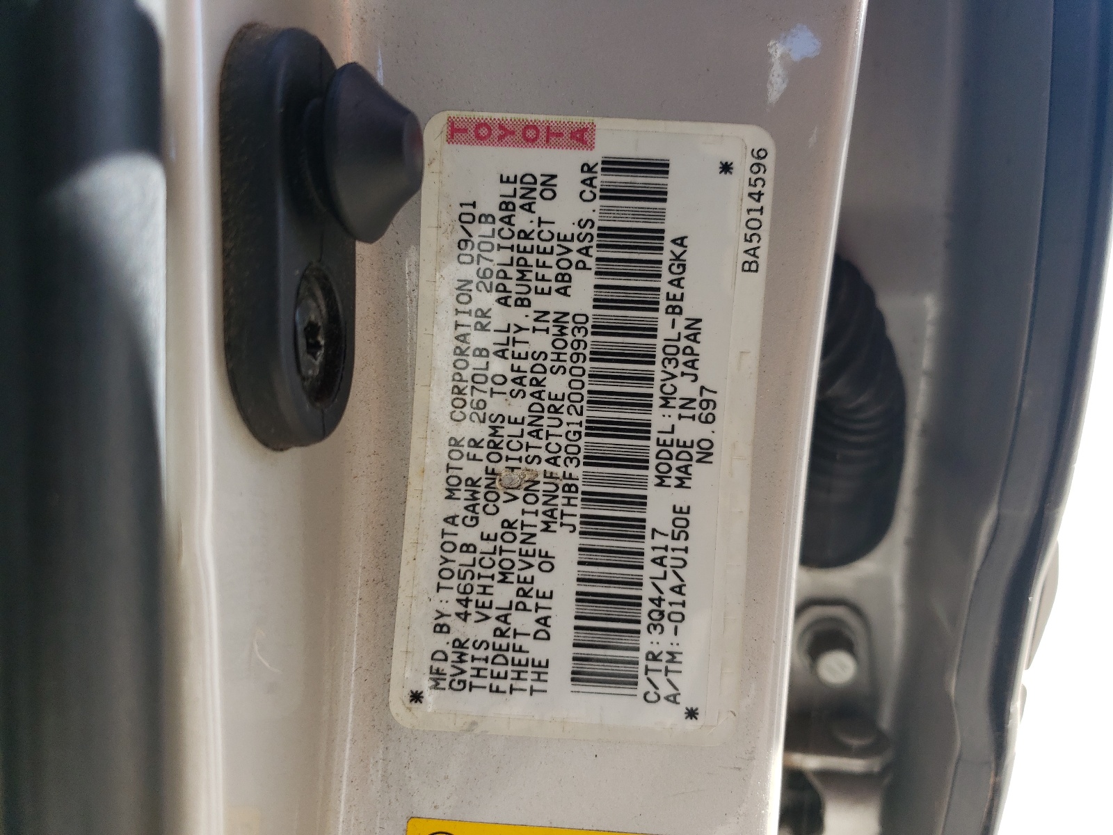 JTHBF30G120009930 2002 Lexus Es 300