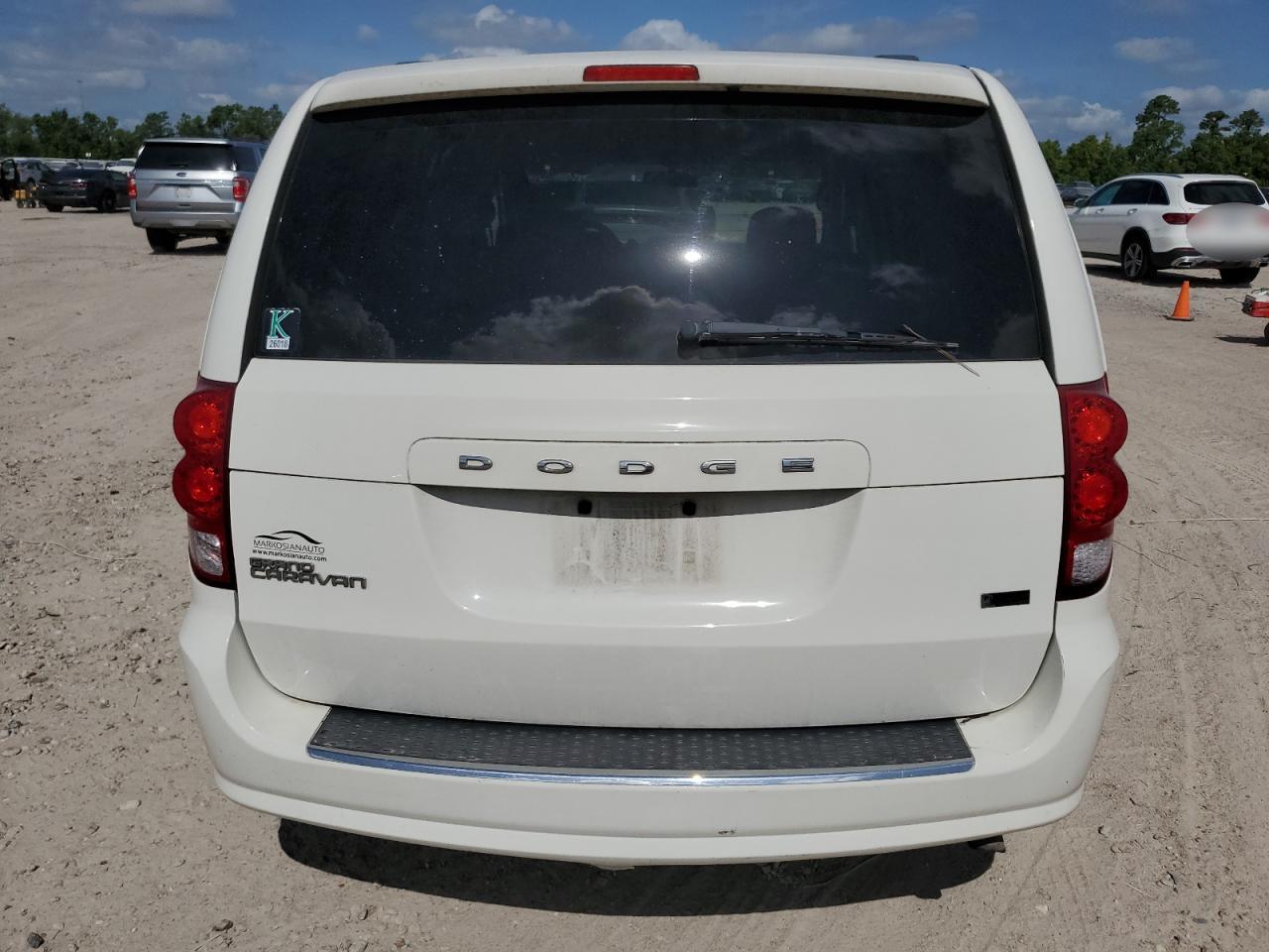 2013 Dodge Grand Caravan Sxt VIN: 2C4RDGCG7DR755512 Lot: 60961334