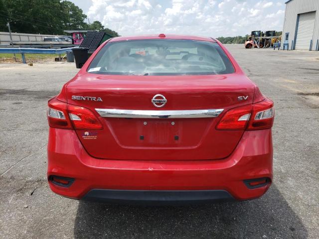  NISSAN SENTRA 2018 Красный