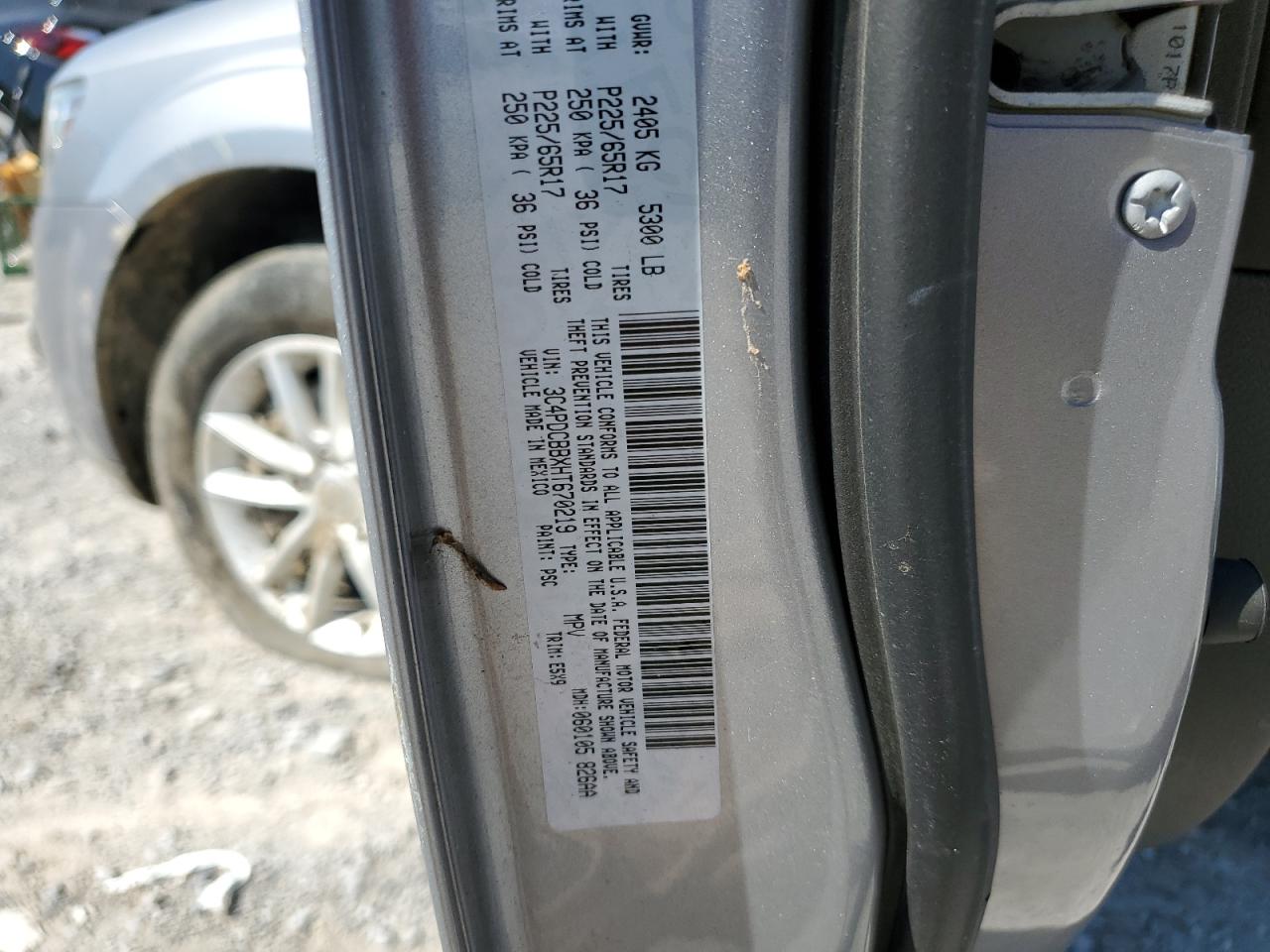 2017 Dodge Journey Sxt VIN: 3C4PDCBBXHT670219 Lot: 58717854