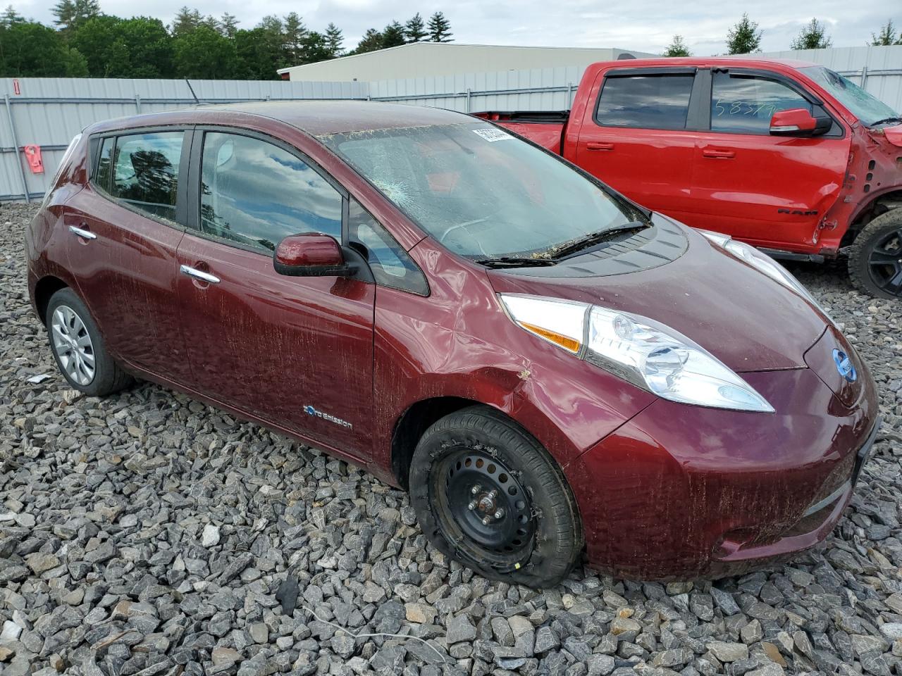 2016 Nissan Leaf S VIN: 1N4AZ0CP0GC307458 Lot: 58725344