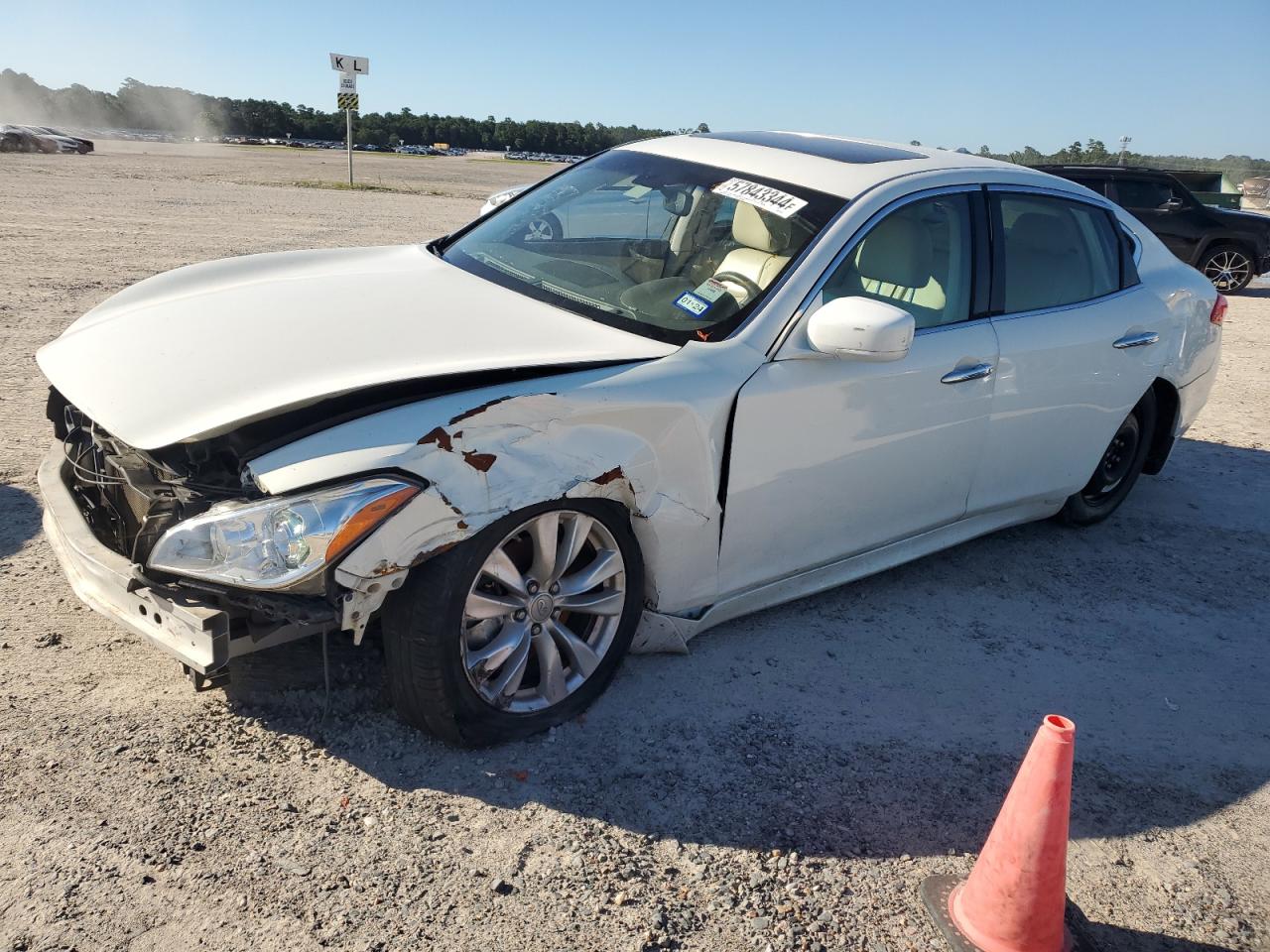 2011 Infiniti M37 VIN: JN1BY1AP0BM321599 Lot: 57843344