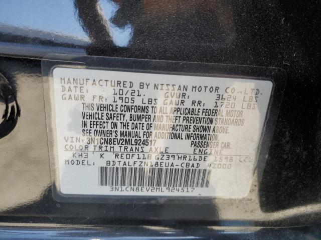 3N1CN8EV2ML924517 Nissan Versa SV 13