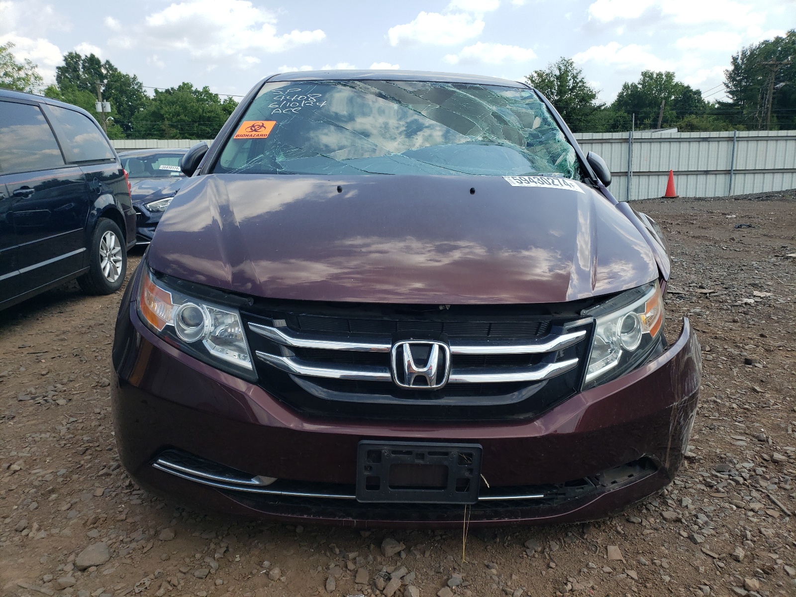 5FNRL5H22EB098085 2014 Honda Odyssey Lx