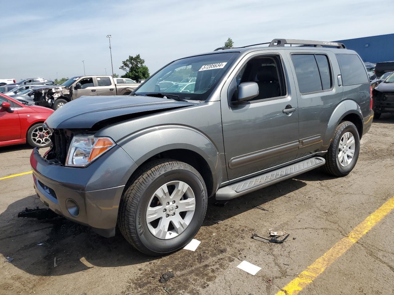 2006 Nissan Pathfinder Le VIN: 5N1AR18W76C633526 Lot: 57285634