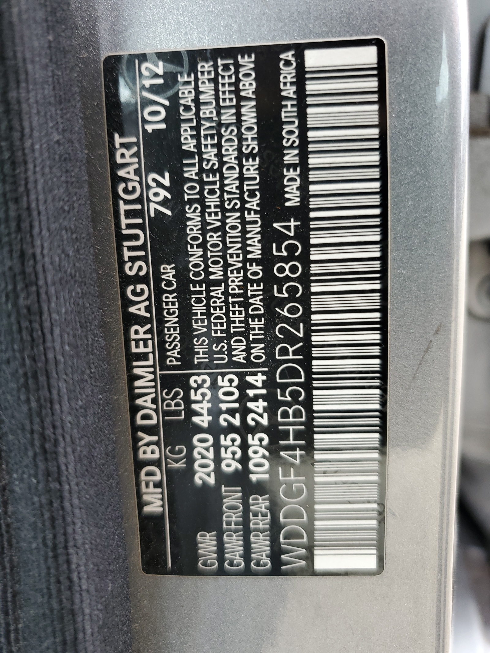 WDDGF4HB5DR265854 2013 Mercedes-Benz C 250