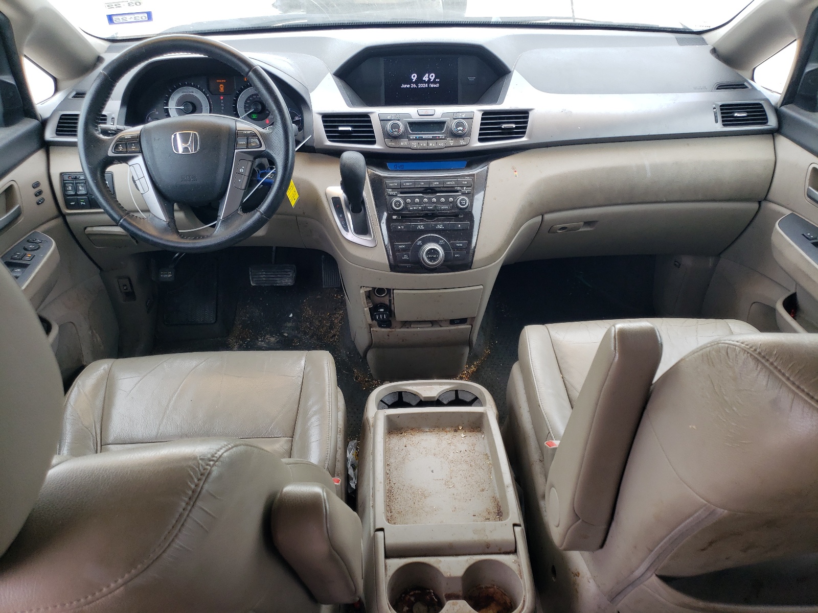 5FNRL5H96BB034110 2011 Honda Odyssey Touring