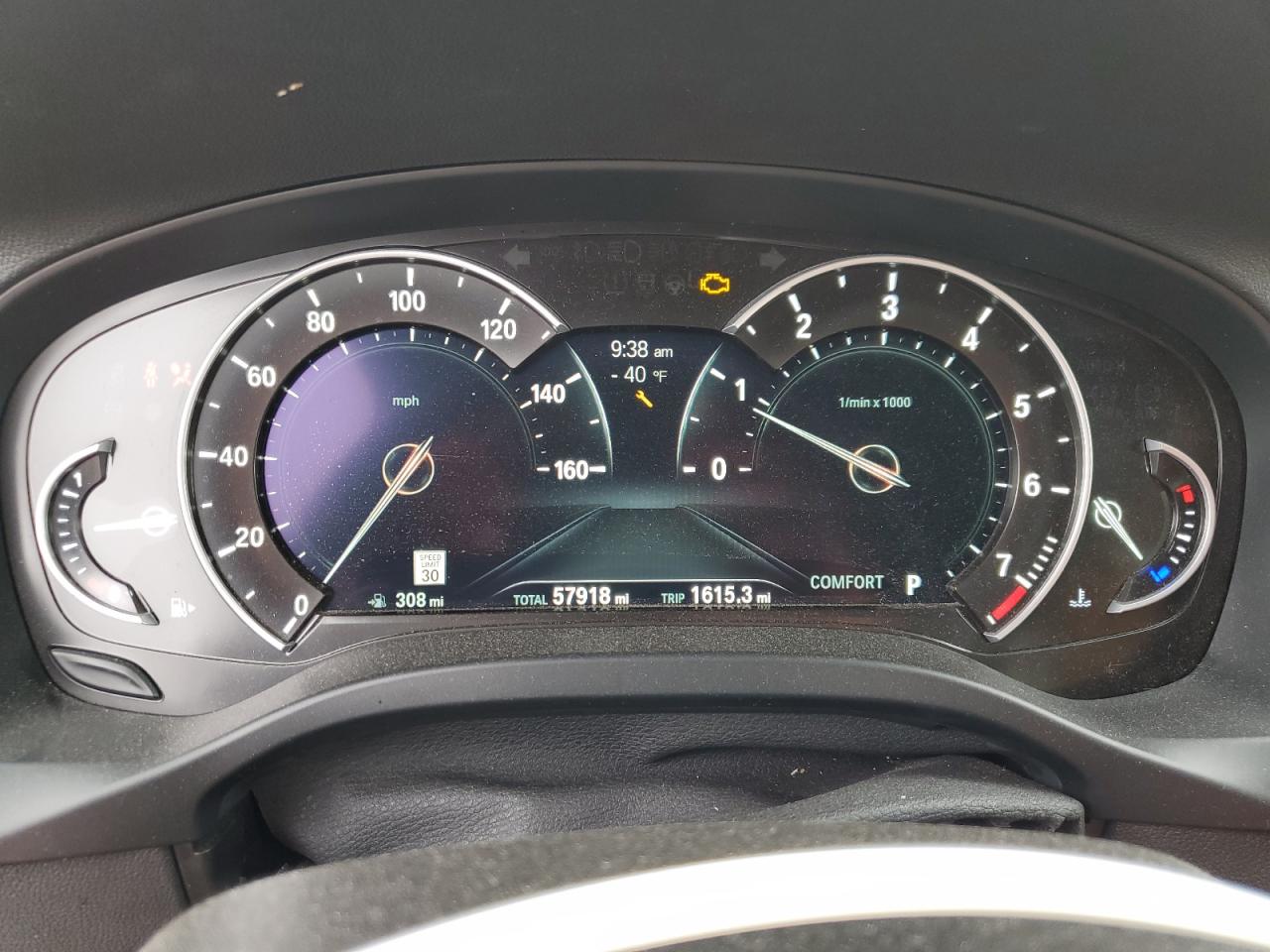 2019 BMW X3 Sdrive30I VIN: 5UXTR7C57KLR46728 Lot: 58240254