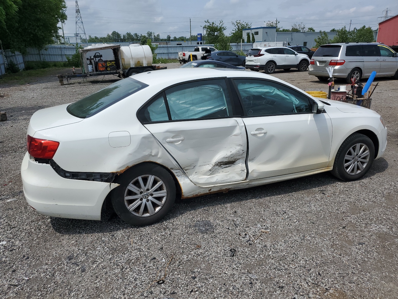 2013 Volkswagen Jetta Comfortline vin: 3VWBK7AJ6DM413575