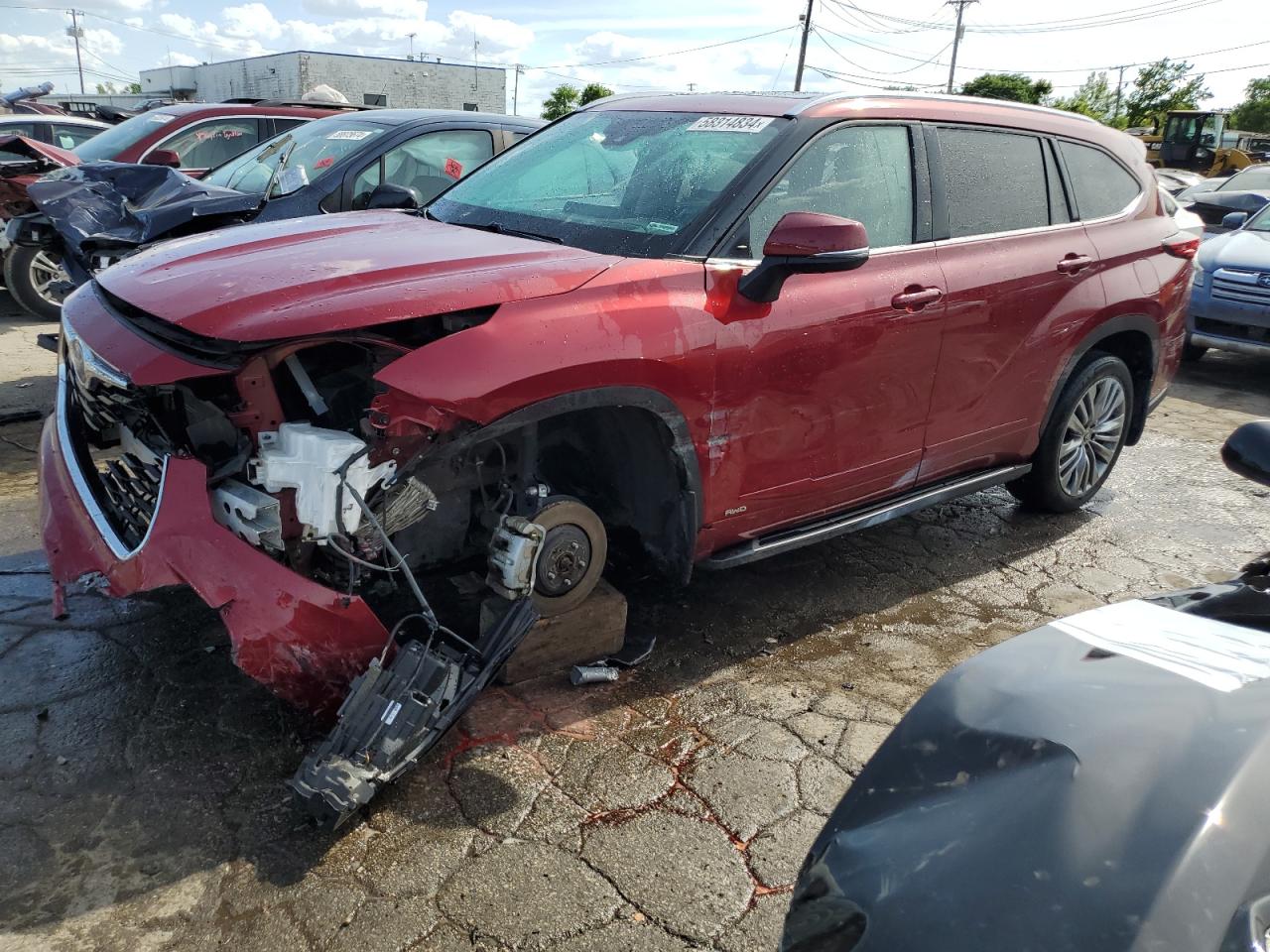 5TDEBRCH8NS077712 2022 TOYOTA HIGHLANDER - Image 1