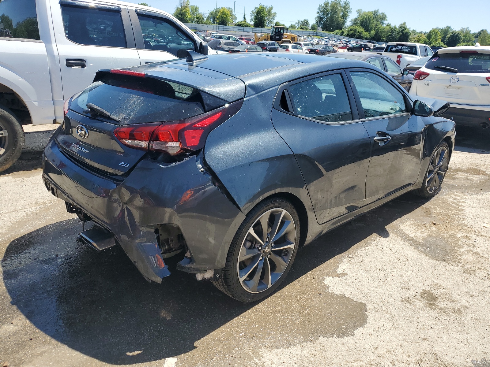 2019 Hyundai Veloster Base vin: KMHTG6AF6KU015625