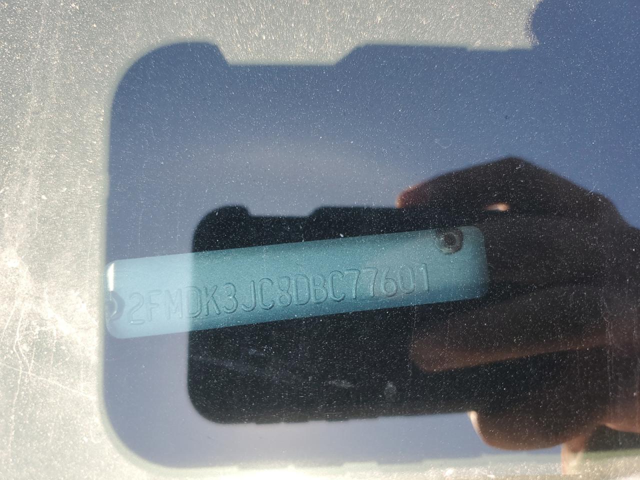 2013 Ford Edge Sel VIN: 2FMDK3JC8DBC77601 Lot: 58644104