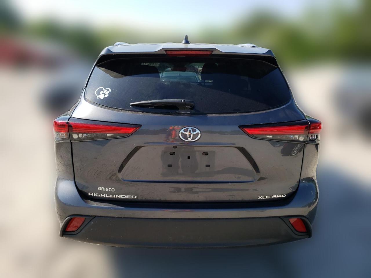 2021 Toyota Highlander Xle VIN: 5TDGZRBH1MS141187 Lot: 55095714