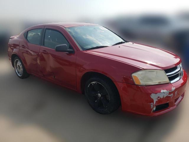  DODGE AVENGER 2013 Красный