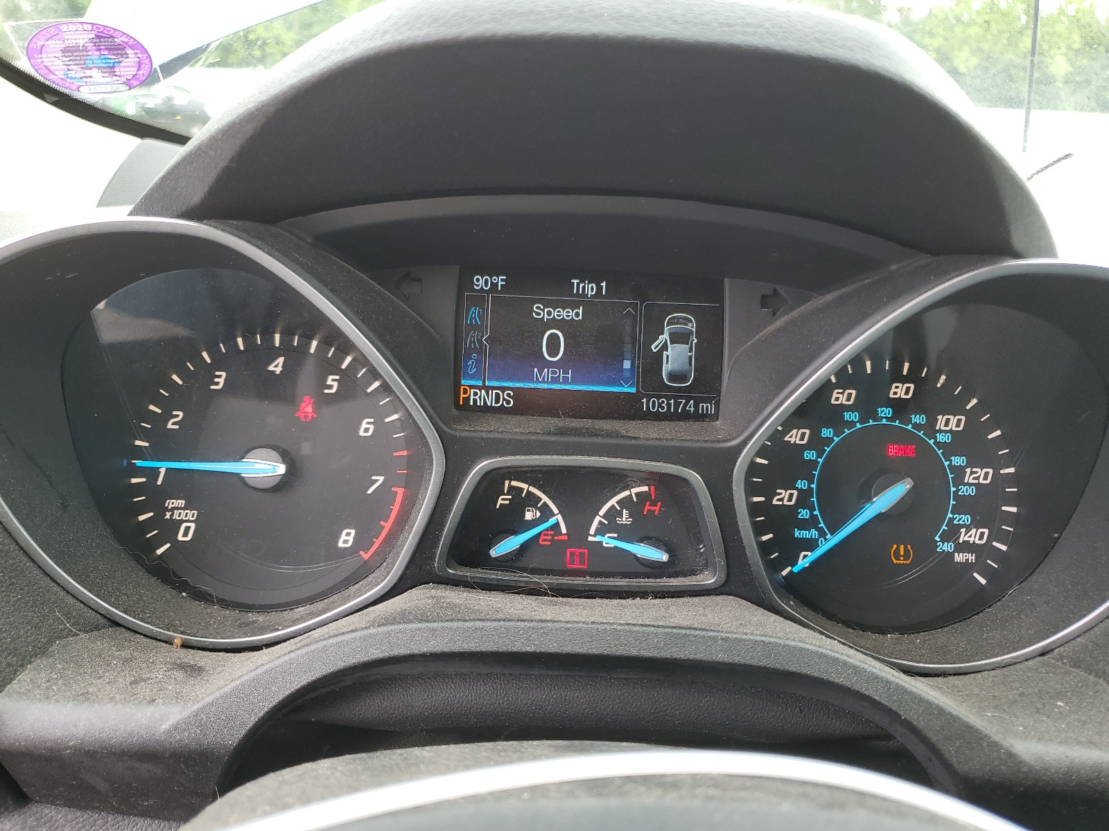 1FMCU0GX4FUC11834 2015 Ford Escape Se