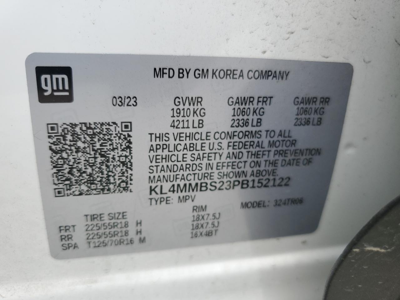 KL4MMBS23PB152122 2023 BUICK ENCORE - Image 13