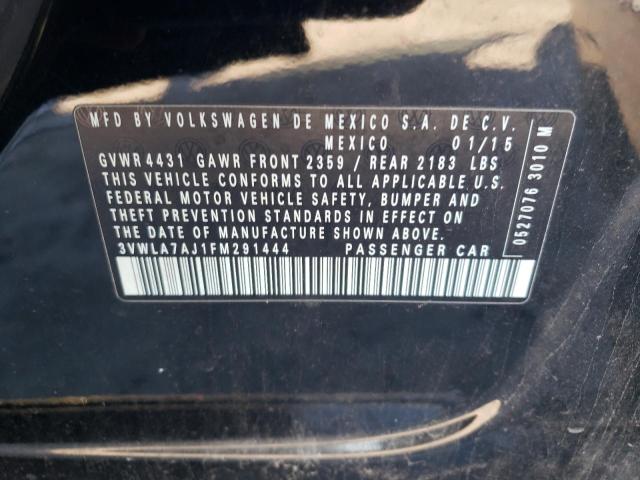 3VWLA7AJ1FM291444 | 2015 Volkswagen jetta tdi