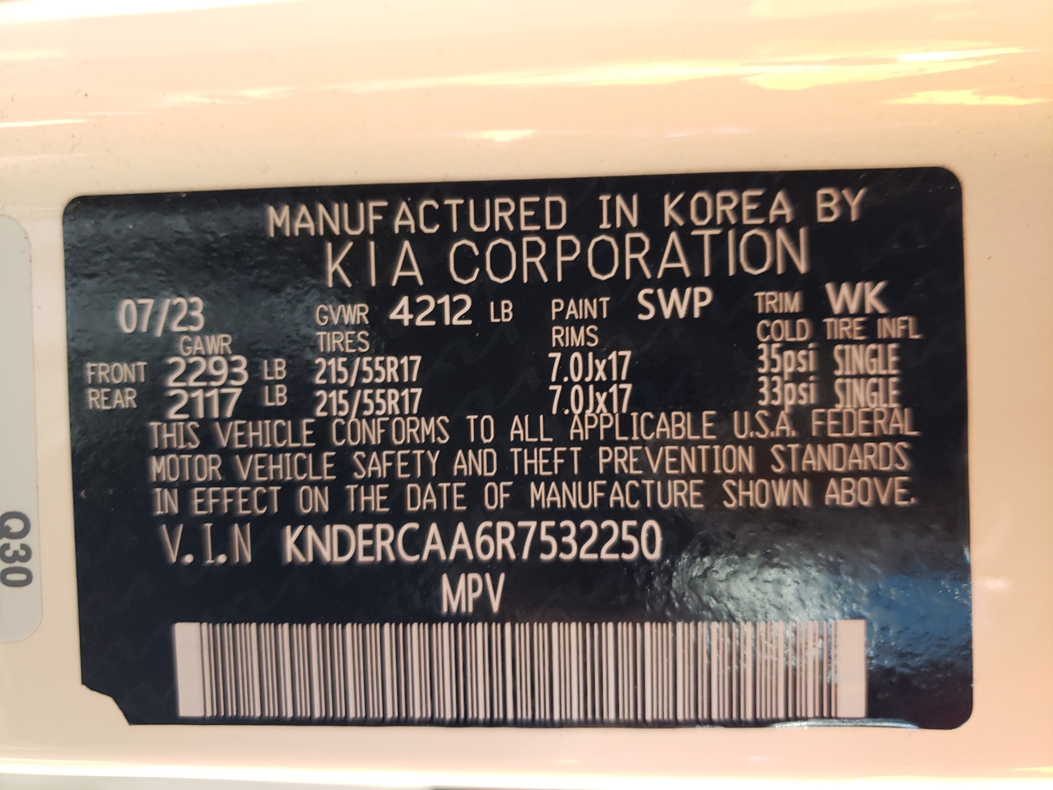 KNDERCAA6R7532250 2024 Kia Seltos Ex