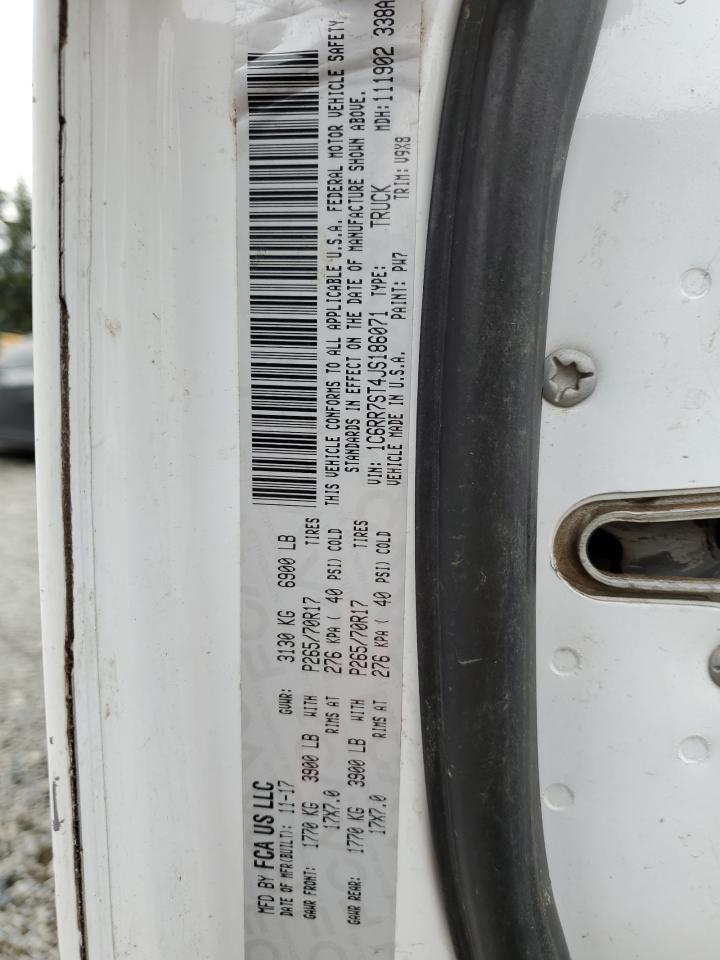 2018 Ram 1500 St VIN: 1C6RR7ST4JS186071 Lot: 56907164