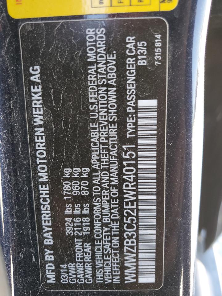 2014 Mini Cooper Countryman VIN: WMWZB3C52EWR40151 Lot: 57916744