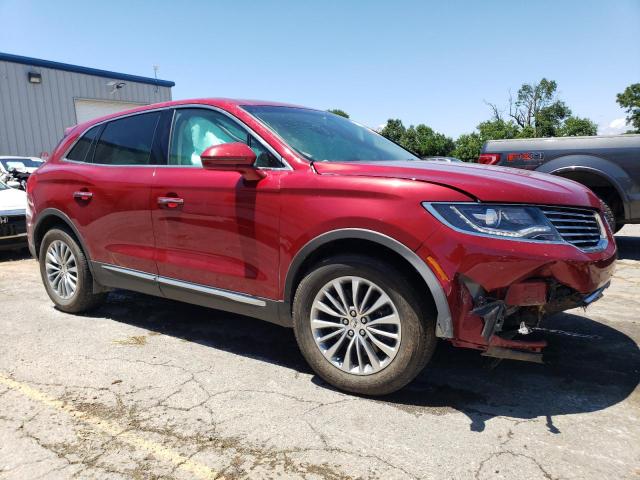  LINCOLN MKX 2016 Красный