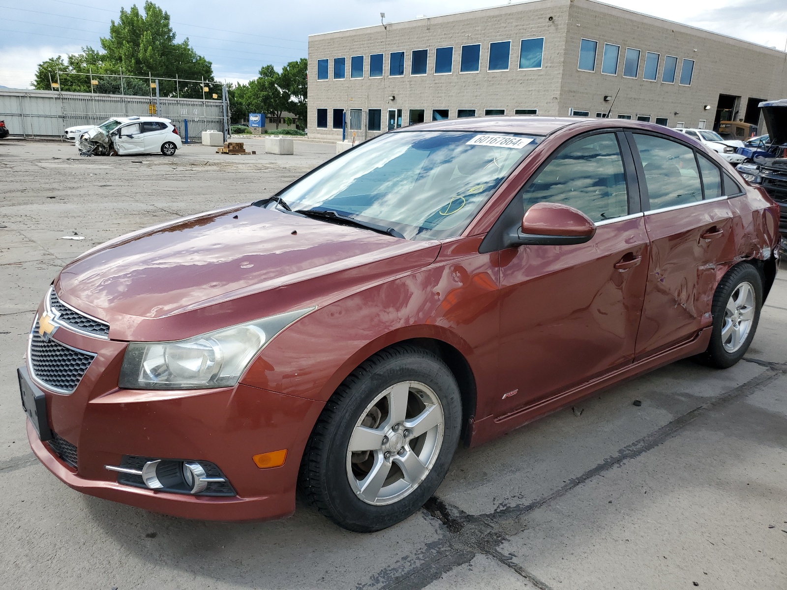 2012 Chevrolet Cruze Lt vin: 1G1PF5SC3C7308530