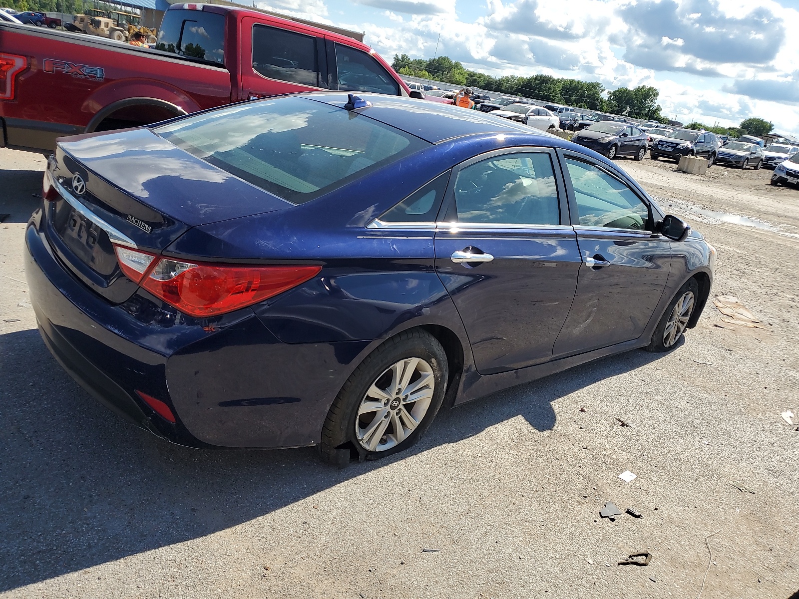 2014 Hyundai Sonata Gls vin: 5NPEB4AC2EH944473