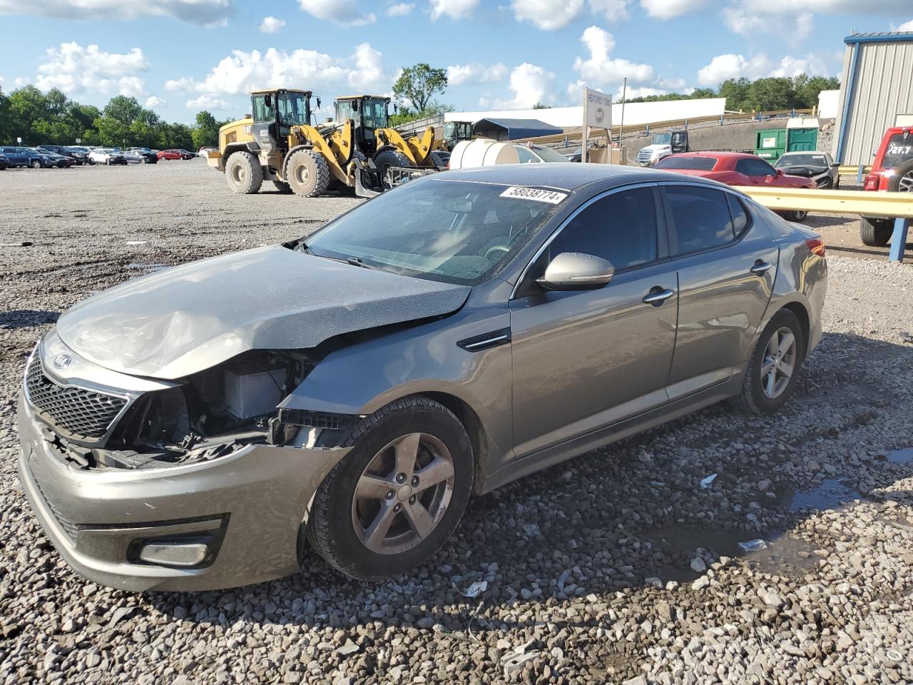 2015 Kia Optima Lx VIN: 5XXGM4A74FG438873 Lot: 58038774