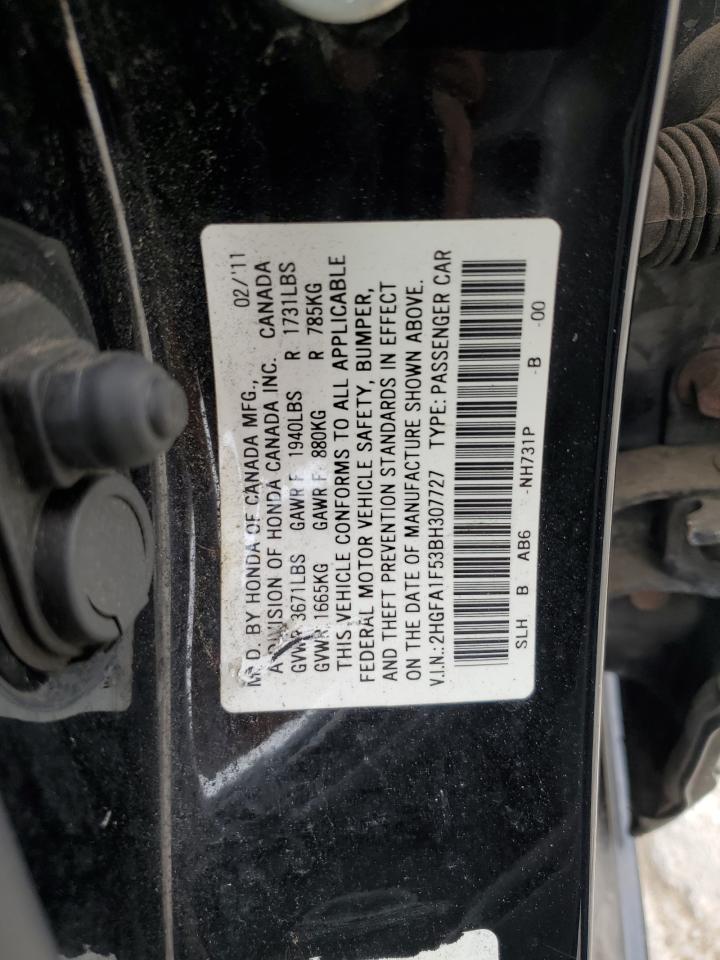 2HGFA1F53BH307727 2011 Honda Civic Lx