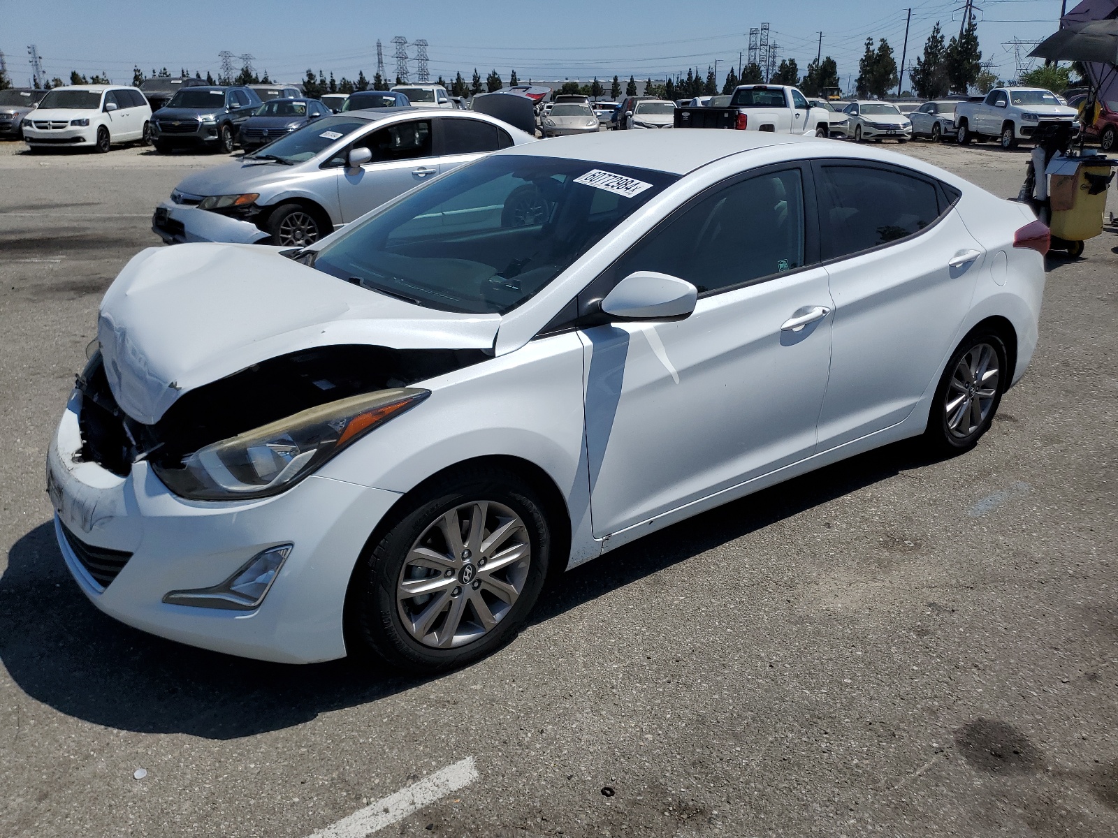 2015 Hyundai Elantra Se vin: 5NPDH4AE3FH606707