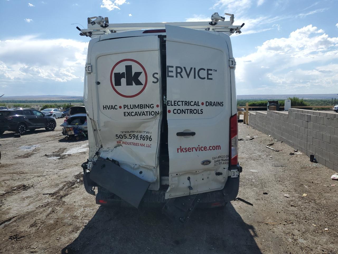 2017 Ford Transit T-250 VIN: 1FTYR2CM9HKA51709 Lot: 62074665