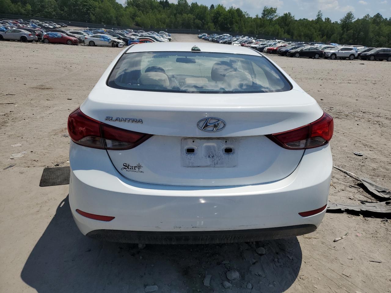 2016 Hyundai Elantra Se VIN: 5NPDH4AEXGH668977 Lot: 59652394