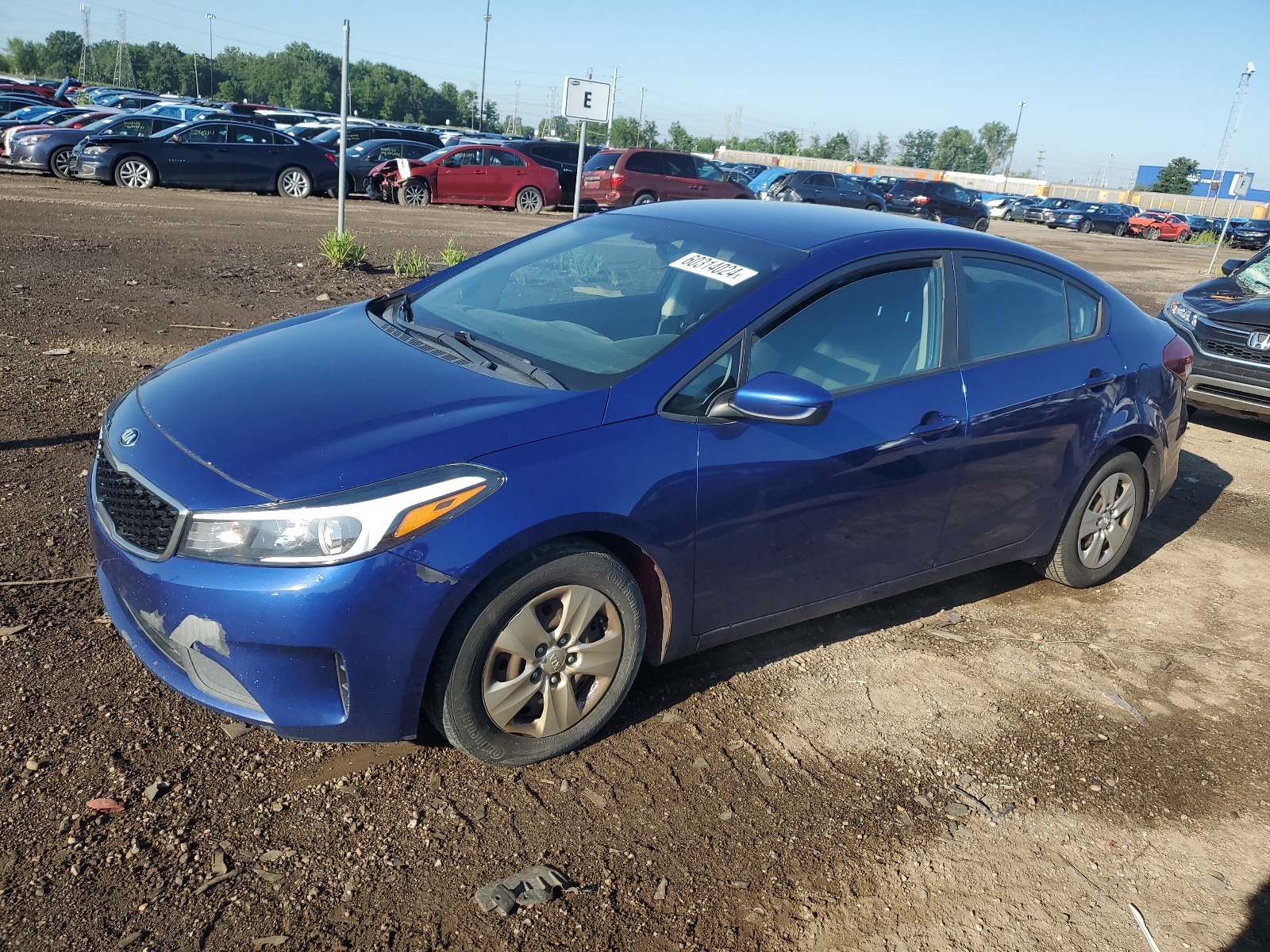 2017 Kia Forte Lx vin: 3KPFK4A78HE074132