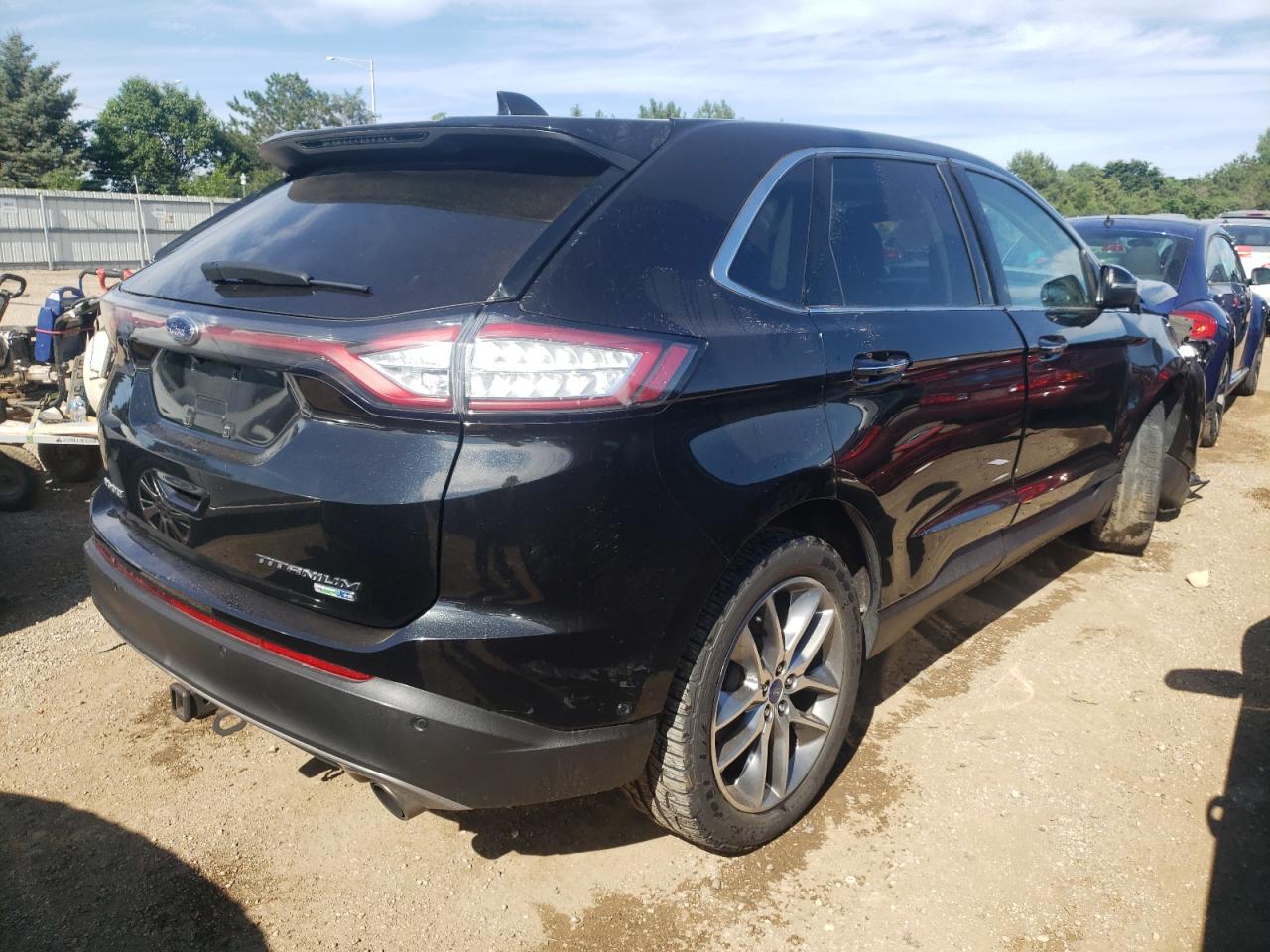 2015 Ford Edge Titanium VIN: 2FMPK4K93FBB64955 Lot: 60827754