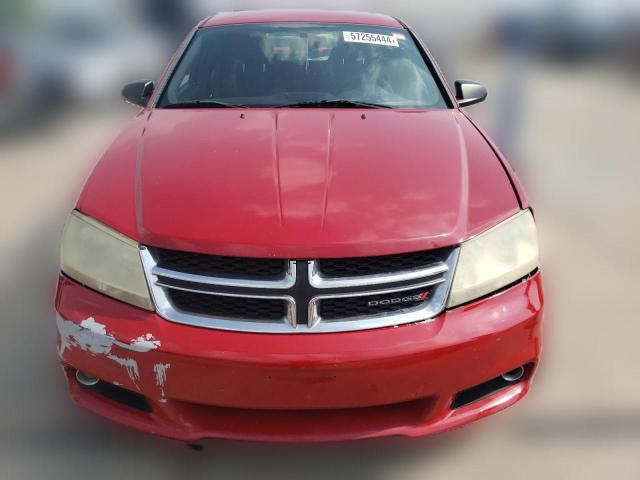  DODGE AVENGER 2013 Красный