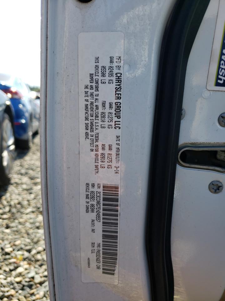 2014 Chrysler 300 VIN: 2C3CCARG7EH249557 Lot: 59497694