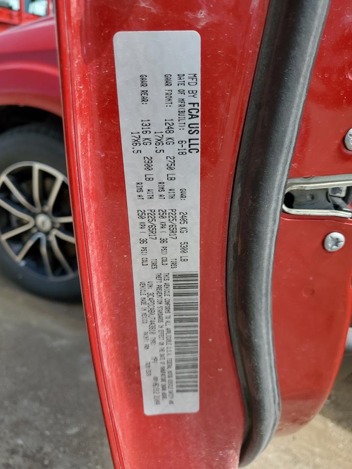 2018 Dodge Journey Se VIN: 3C4PDCAB0JT443810 Lot: 57400524