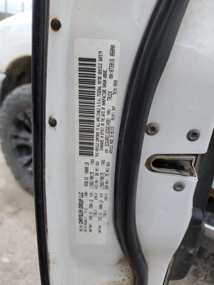 2013 Ram 2500 St VIN: 3C6UR5CL6DG614991 Lot: 59098214