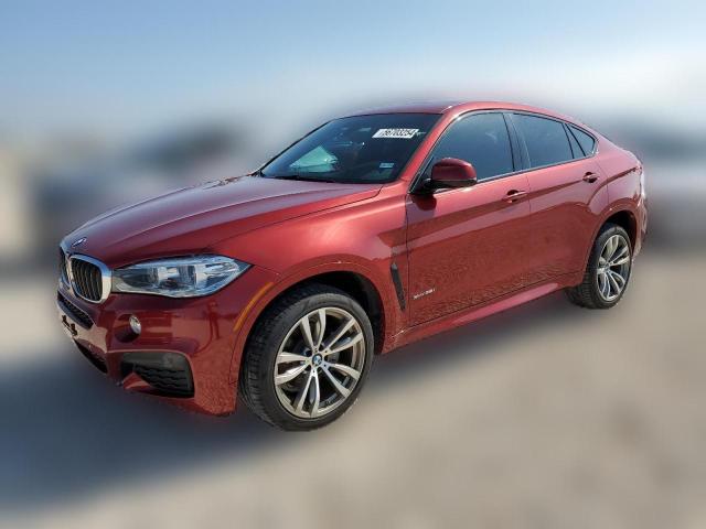  BMW X6 2017 Красный