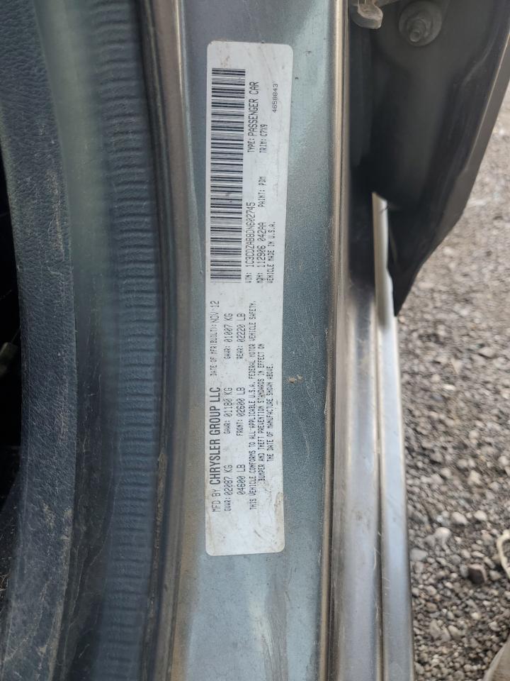 2013 Dodge Avenger Se VIN: 1C3CDZAB8DN602745 Lot: 60389924