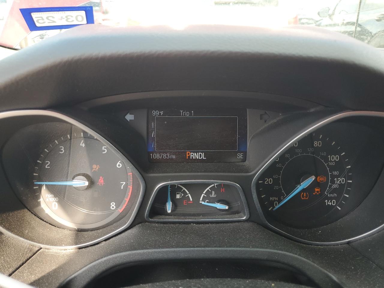 2017 Ford Focus Se VIN: 1FADP3F27HL229699 Lot: 58397474