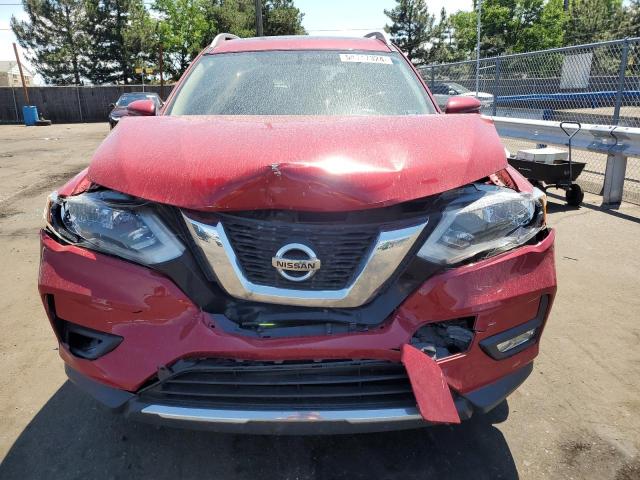  NISSAN ROGUE 2017 Czerwony