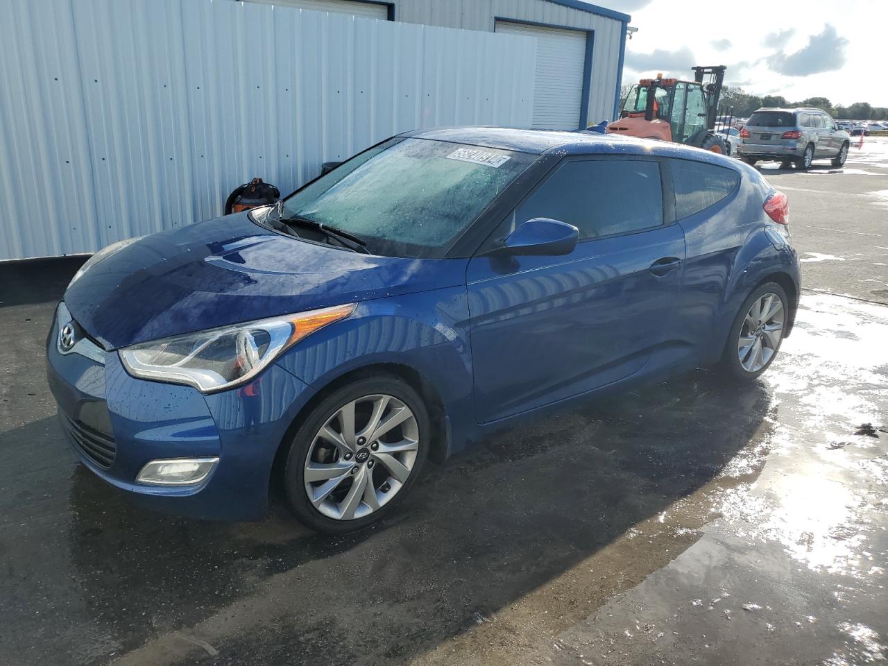 2017 Hyundai Veloster VIN: KMHTC6AD1HU322395 Lot: 58240914