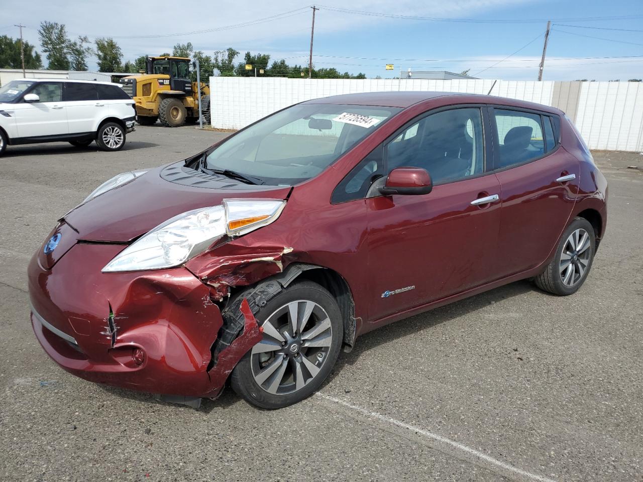 2017 Nissan Leaf S VIN: 1N4BZ0CP6HC307017 Lot: 60066974
